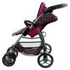 Alice velký sportovní kočárek pro panenky 3v1 - 9662 černý s puntíkama