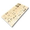 Stopy zvířat- edukativní dřevěné puzzle - ČESKÁ VERZE