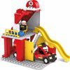 Blocki Mubi stavebnice Hasičská stanice se světlem a zvukem 48 dílů