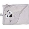 Dětská osuška Sensillo Water Friends 100x100 cm grey bear