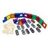 Doris magnetická stavebnice s 12 autíčky Magnetic Blocks 82 dílů