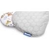 Sensillo Poduška do kočárku velvet zvířátka bílá