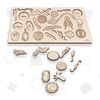 Baktérie a vírusy- edukatívne drevené puzzle 24x28 cm