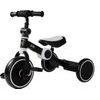 Skládací tříkolka černo-bílá