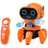Interaktivní tančící robot na dálkové ovládání Boot Pioneer oranžový