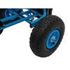 Dětská šlapací motokára s nafukovacími koly Air PerHour - modrá