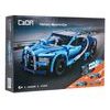 CaDA dětská stavebnice sportovní auto Honour 377 dílků modré