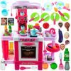 Majlo Toys dětská kuchyňka se světlem a zvuky Kids Chef růžová