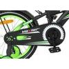 Mexller dětské kolo BMX 16" s vodící tyčí černozelené