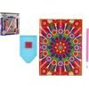 Kreativní sada diamantový deník mandala s nalepovacími diamanty