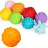 Haunger senzorické míčky pro nejmenší Textured Balls 8 kusů