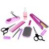 Souprava malé kadeřnice Beauty Salon s žehličkou na vlasy