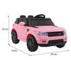Dětské elektrické autíčko Land Rapid Racer růžové