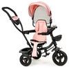 Ecotoys dětská tříkolka s otočným sedadlem Trike 2v1 růžová