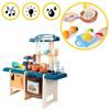Veľká detská kuchynka s tečúcou vodou, zvukmi a svetlami Simulation Kitchen - modrá