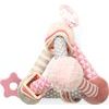 Edukační hračka Baby Ono pyramida Tiny Yoga pink