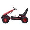 Dětská šlapací motokára s nafukovacími koly Air PerHour - červená