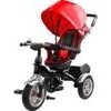 Majlo Toys multifunkční tříkolka s nafukovacími koly PRO500 červená