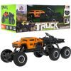 Auto na dálkové ovládání šestikolové Monster Truck oranžové 1:18