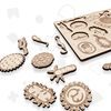 Baktérie a vírusy- edukatívne drevené puzzle 24x28 cm