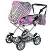 Alice kočárek pro panenky kombinovaný 5246W šedo-růžová