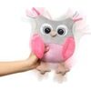 BabyOno Plyšová hračka s chrastítkem Owl Sofia