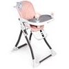 SMONTOVÁNO Ecotoys jídelní židlička 2v1 Myška růžová