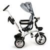 Ecotoys dětská tříkolka s otočným sedadlem 2v1 šedá