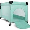 Dětská cestovní postýlka CARETERO ESTI se stahovací bočnicí mint