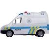 Auto policejní dodávka na baterie, se zvukem