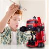 Robot transformer - požární auto 2v1 Fire Truck na dálkové ovládání