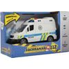 Auto policejní dodávka na baterie, se zvukem