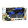 Velký traktor na dálkové ovládání Super Farm - modrý