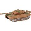 Tank RC na dálkové ovládání se zvuky a světly, světlé hnědá