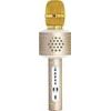 Zlatý Mikrofon karaoke Bluetooth na baterie s USB kabelem