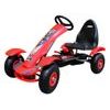 Dětská šlapací motokára s nafukovacími koly Formule 618 červená