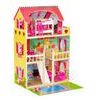 Ecotoys dřevěný domeček pro panenky s LED osvětlením rezidence Florence