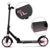 Dětská skládací koloběžka Black Scooter s růžovými koly