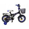 Mexller dětské kolo BMX 12" s vodící tyčí černomodré