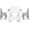 Dětský stůl Monti + 2 židle šedý
