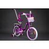 Mexller dětské kolo Village 16" s vodící tyčí fialové