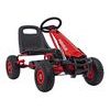 Dětská šlapací motokára s nafukovacími koly Air PerHour - červená