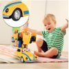 Robot transformer 2v1 Big Eyes Car v měřítku 1:24