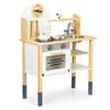 Ecotoys dětská dřevěná kuchyňka Clock Kitchen