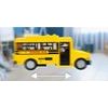 Dětský autobus se světlem a zvuky School Bus 1:20