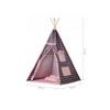 Ecotoys dětský indiánský stan TeePee Růžové hvězdičky