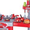 Velká dětská kuchyňka s digestoří a příslušenstvím Red Kitchen