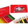Sada 72 uměleckých pastelek v kovové nádobě