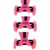 Dětská koloběžka Glow Scooter se svítícími koly růžová