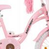 Mexller dětské kolo Village 16" s vodící tyčí světle růžové